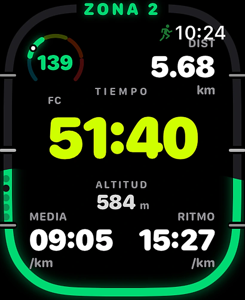 Zone ring verde en ZONA 2, 139 ppm